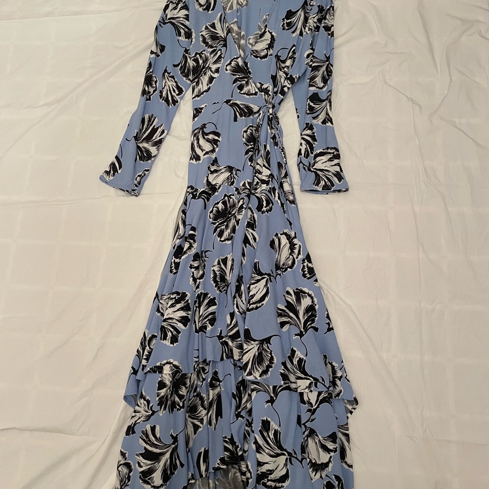 Ganni wrap dress.